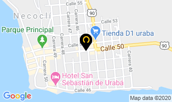 Mapa de Hotel Ibiza Necocli en Necoclí