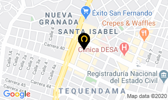Mapa de Hotel Imbanaco Cali en Cali