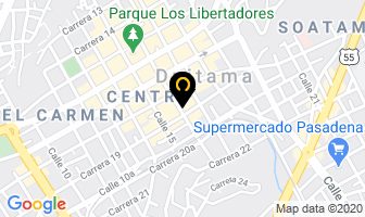 Mapa de Hotel intemacional Plaza en Duitama