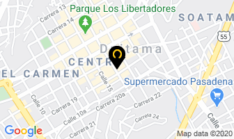 Mapa de Hotel Internacional Plaza en Duitama