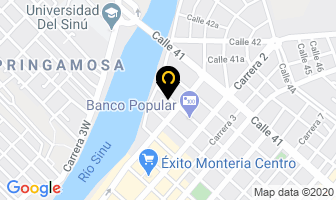 Mapa de Hotel intersuite en Montería