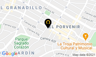 Mapa de Hotel Intersuites en Barranquilla