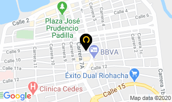 Mapa de Hotel Jimatta en Riohacha