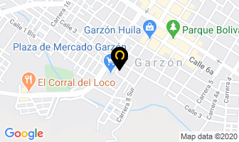 Mapa de Hotel Kahve en Garzón