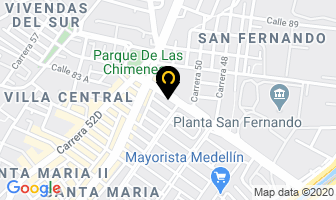 Mapa de Hotel La Amistad en Itaguí