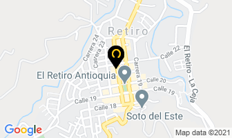Mapa de Hotel La Antigua en Retiro