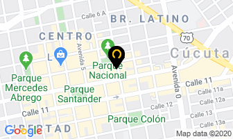 Mapa de Hotel La Bastilla en Cúcuta
