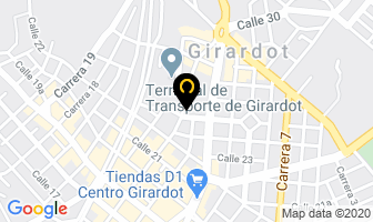 Mapa de Hotel La Cascada en Girardot