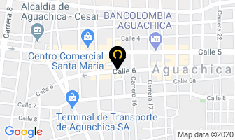 Mapa de Hotel La Cigarra en Aguachica
