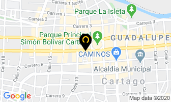 Mapa de Hotel La Colina en Cartago