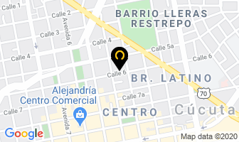 Mapa de Hotel La Paz en Cúcuta