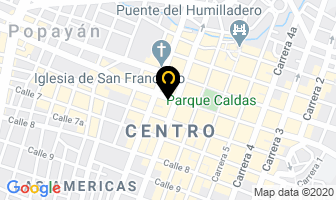 Mapa de Hotel La Plazuela en Popayán