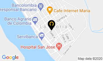 Mapa de Hotel La Posada en La Gloria