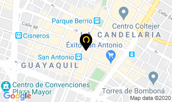Mapa de Hotel La Riviera en Medellín