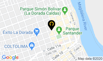 Mapa de Hotel Las Acacias en La Dorada