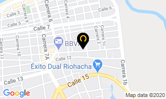Mapa de Hotel Las Dos Palmas en Riohacha