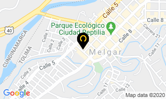 Mapa de Hotel Las Estrellas en Melgar