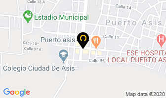 Mapa de Hotel Las Vegas en Puerto Asís