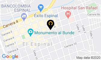 Mapa de Hotel leska en Espinal