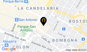 Mapa de Hotel Linton en Medellín