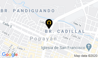 Mapa de Hotel Los Andes en Popayán