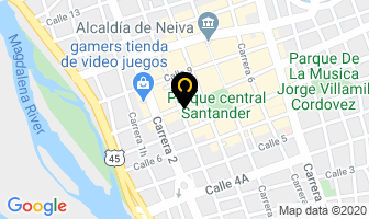 Mapa de Hotel Los Angeles en Neiva