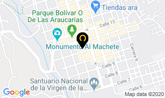 Mapa de Hotel Los Cristales en Santa Rosa de Cabal