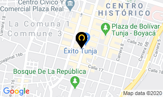 Mapa de Hotel Los Virreyes en Tunja