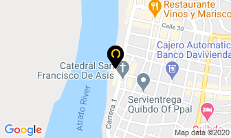 Mapa de Hotel Malecón en Quibdo