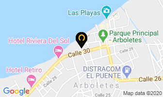 Mapa de Hotel malive en Arboletes