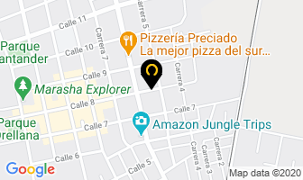 Mapa de Hotel Malokamazonas en Leticia