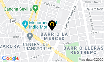 Mapa de Hotel Manoa / Frenocar en Cúcuta