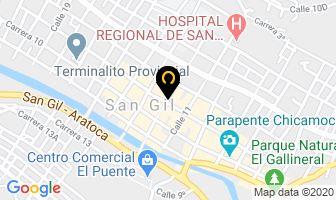 Mapa de Hotel Mansión del Parque en San Gil