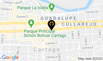Mapa de Hotel Mariscal Robledo en Cartago