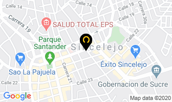 Mapa de Hotel Marsella en Sincelejo