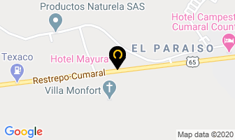 Mapa de Hotel Mayura en Cumaral