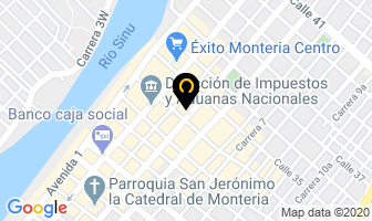 Mapa de Hotel Medellin C en Montería