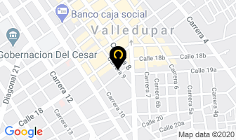 Mapa de Hotel Medellín S.a. en Valledupar