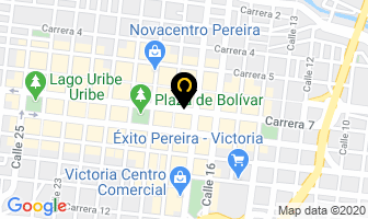 Mapa de Hotel Mediterranée Pereira en Pereira