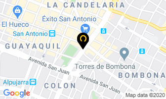 Mapa de Hotel Metro Hotel en Medellín