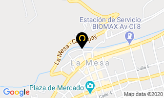 Mapa de Hotel Mirador en La Mesa