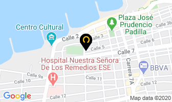 Mapa de Hotel Miraflores en Riohacha