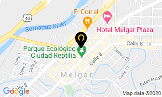 Mapa de Hotel Monteblanco en Melgar