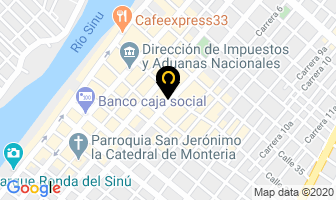 Mapa de Hotel Monteria Central en Montería