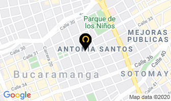 Mapa de Hotel Montpellier en Bucaramanga