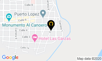 Mapa de Hotel Morichal en Puerto López