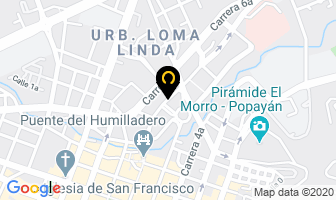 Mapa de Hotel Nuevo Puracé en Popayán