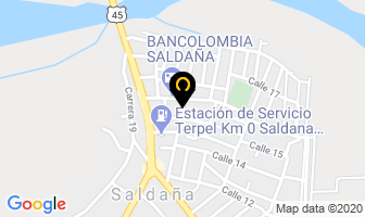 Mapa de Hotel ocaña en Saldaña