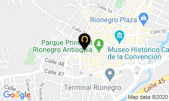 Mapa de Hotel Oriente Real en Rionegro