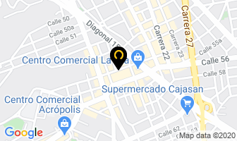 Mapa de Hotel Oro Negro en Bucaramanga